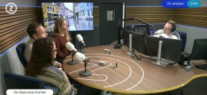 Te gast in het radioprogramma De Zeeuwse Kamer van Omroep Zeeland